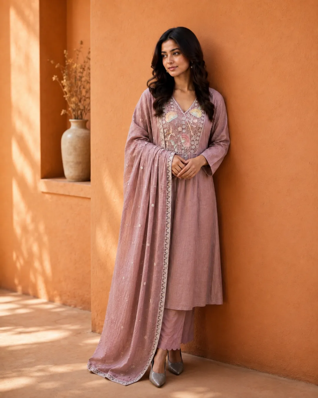 Selmon Pink Salwar Suit - Image 5