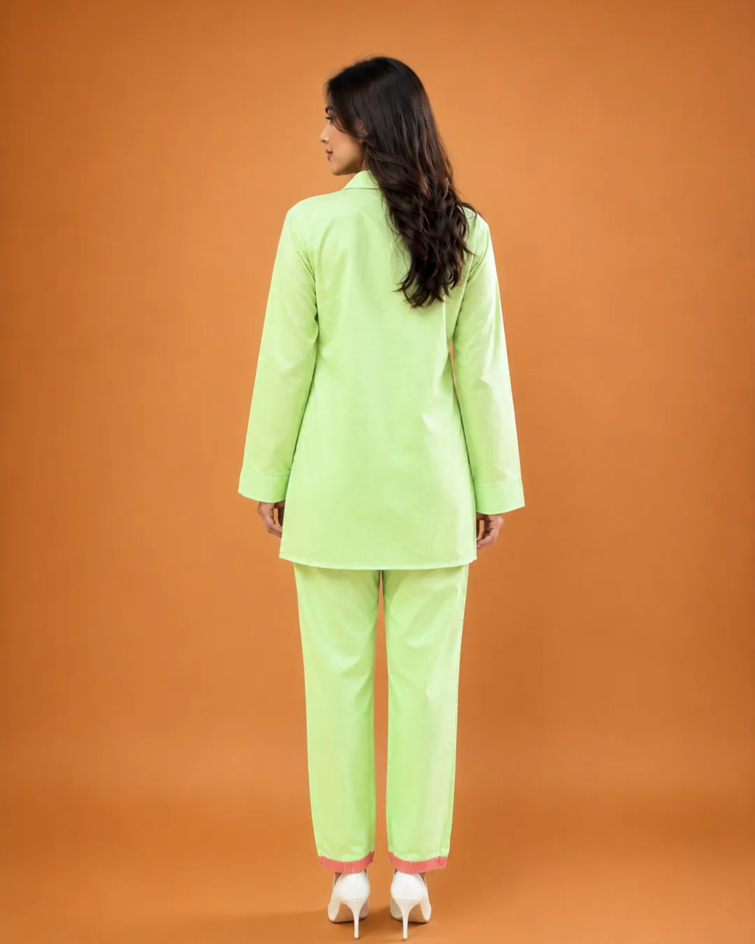 Pista Green Printed Co-ord set - Image 5