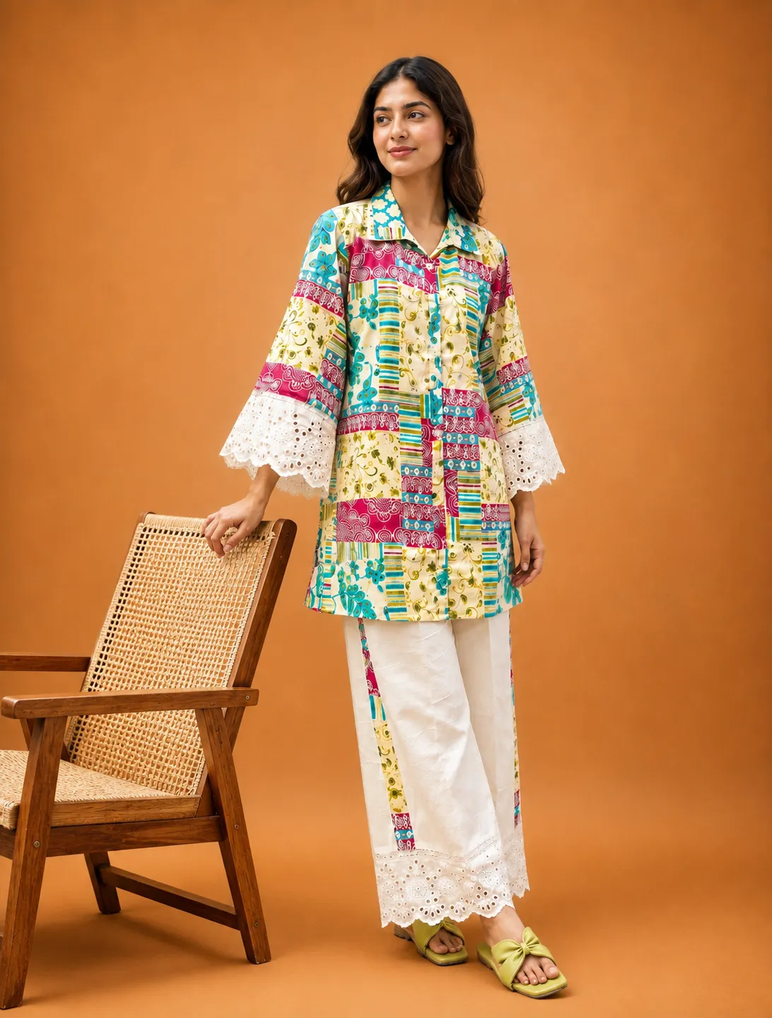 Printed Cotton Co-ord Set